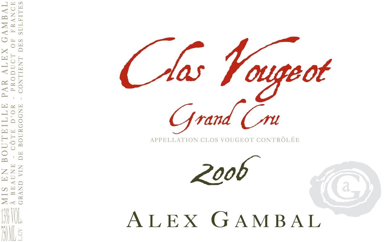 Clos Vougeot Grand Cru