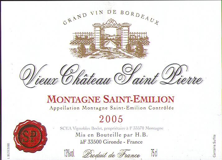 Vieux Chateau St Pierre