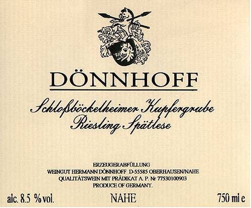 Schloßböckelheimer Kupfergrube Riesling Spätlese