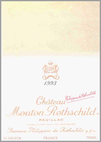 Chateau Hilippinede Pothold Mouton Rothschild