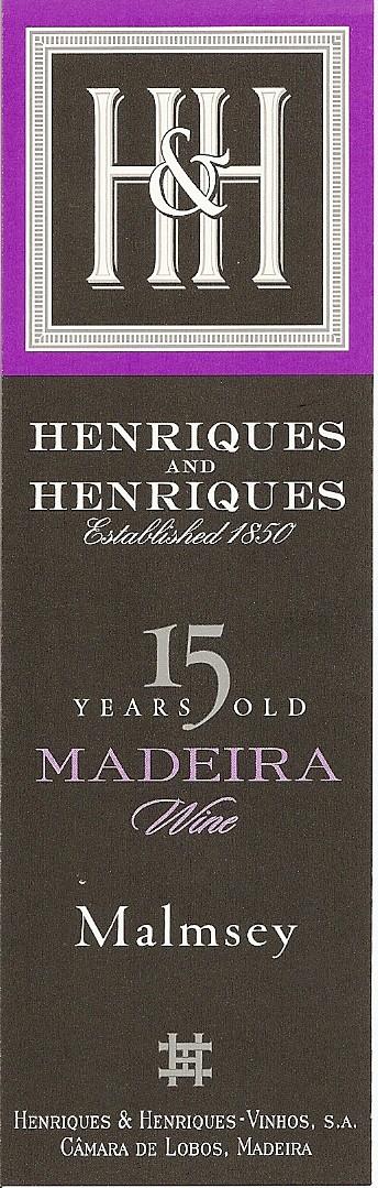 Henriques Henriques 10 Years Old Madeira