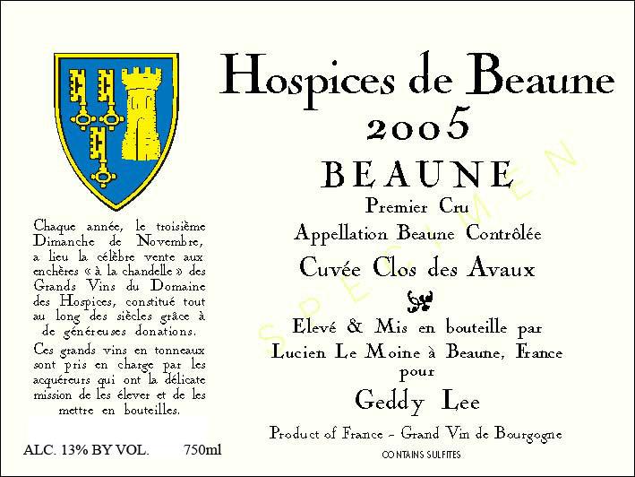 Cuvée Clos des Avaux