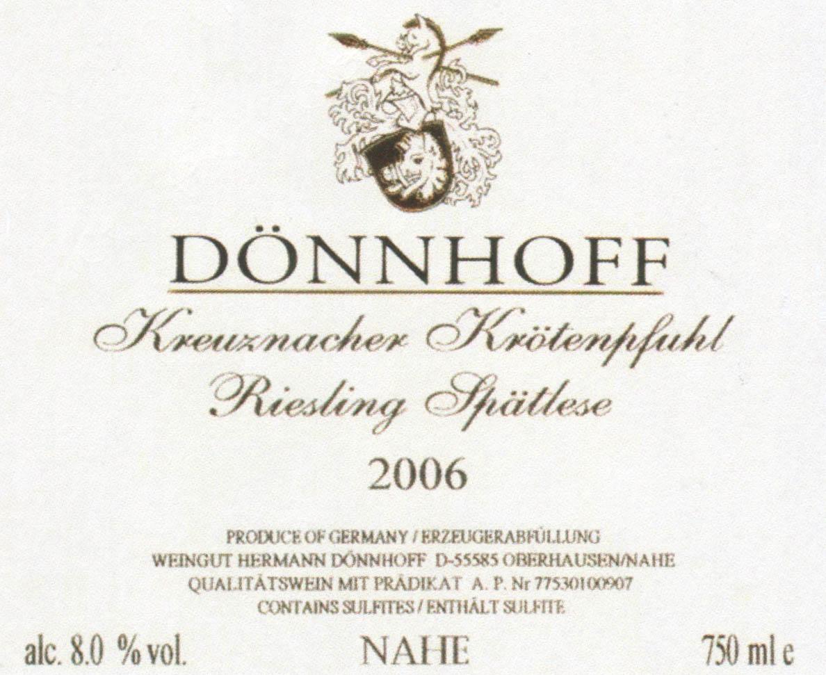 Kreuzmacher Krotenpfuhl Spatlese