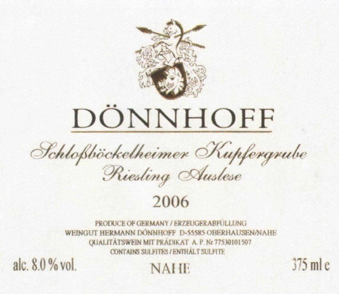 Schloßböckelheimer Kupfergrube Riesling Auslese