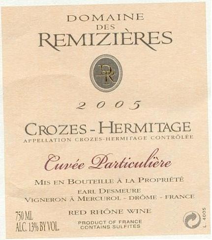 Cuvée Particulière