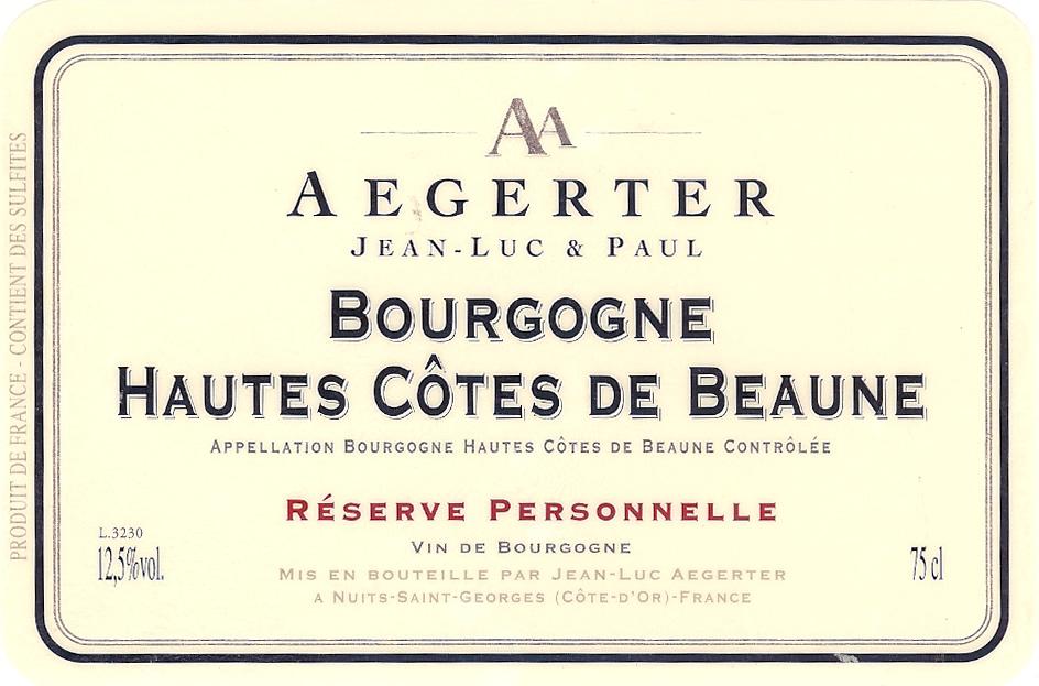 Réserve Personnelle