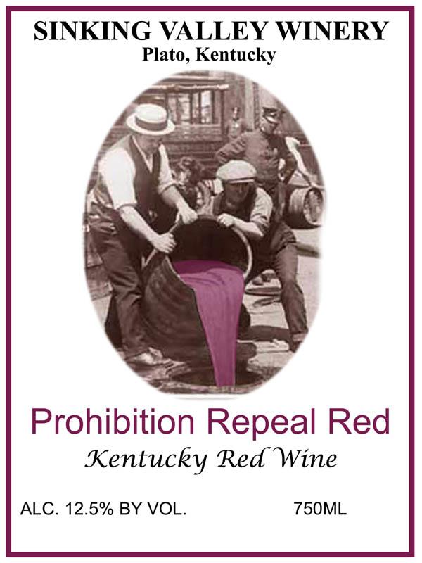 Prohibition Repeal Red