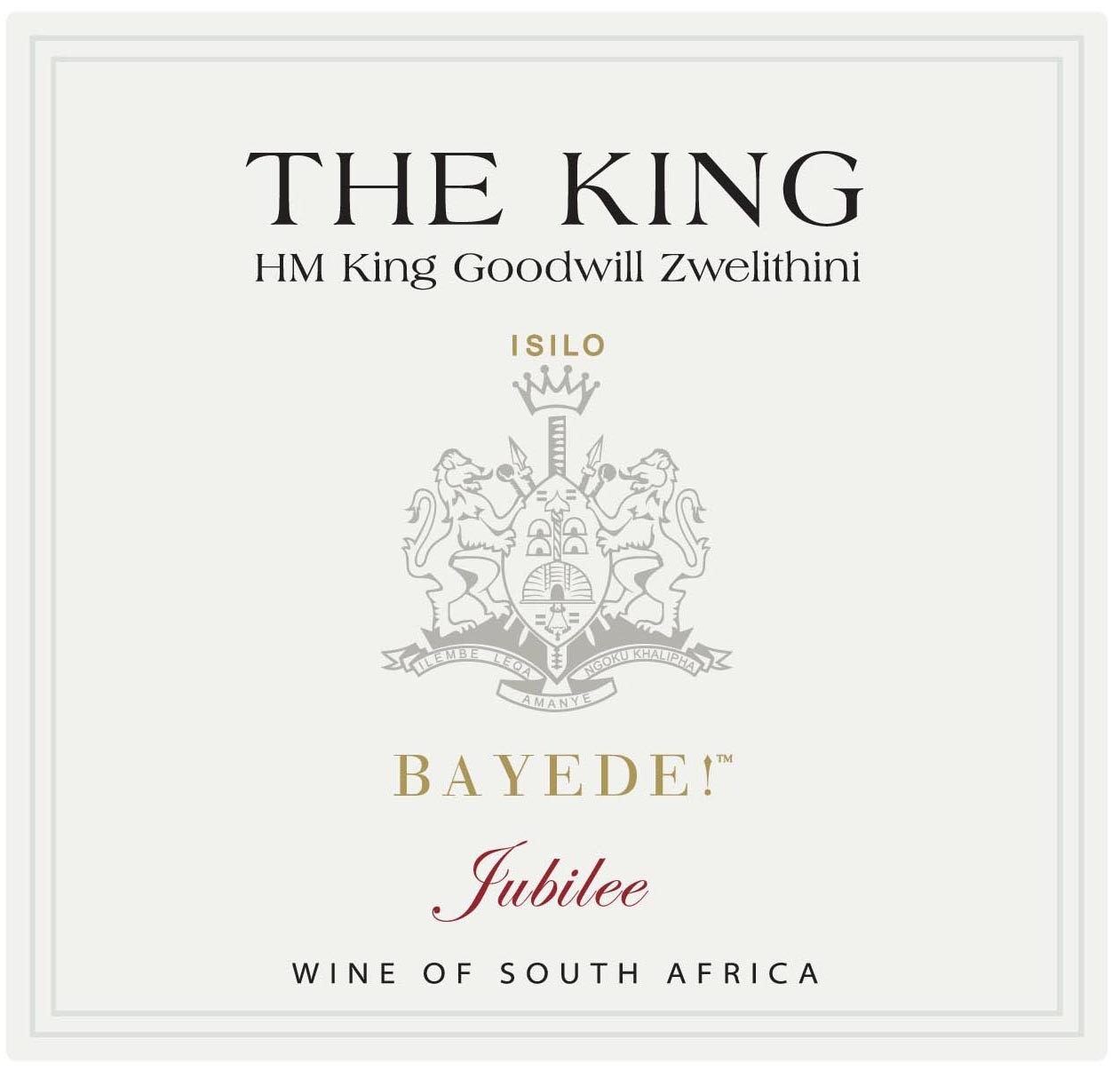The King Jubilee Cabernet Sauvignon Merlot Shiraz