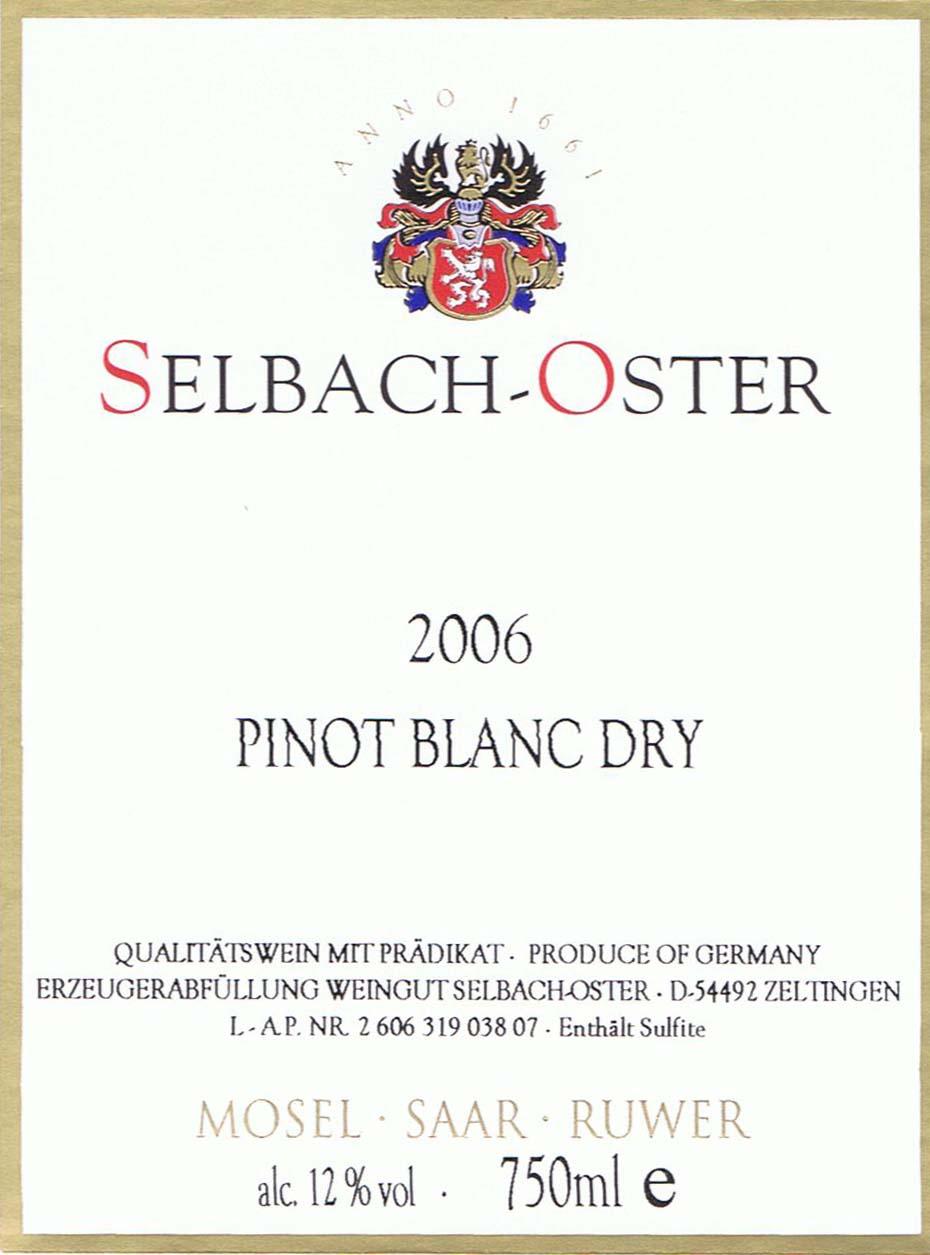 Pinot Blanc Dry