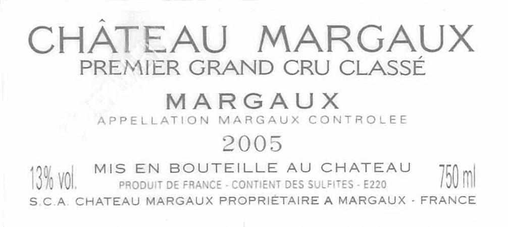 Margaux Premier Grand Cru Classé