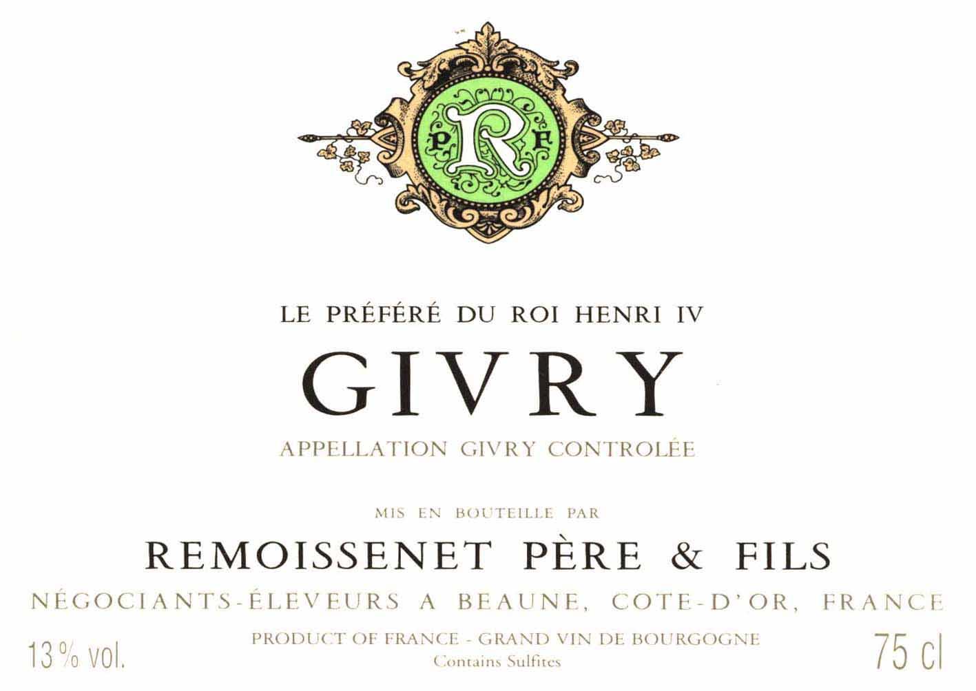 Le Préféré du Roi Henri IV