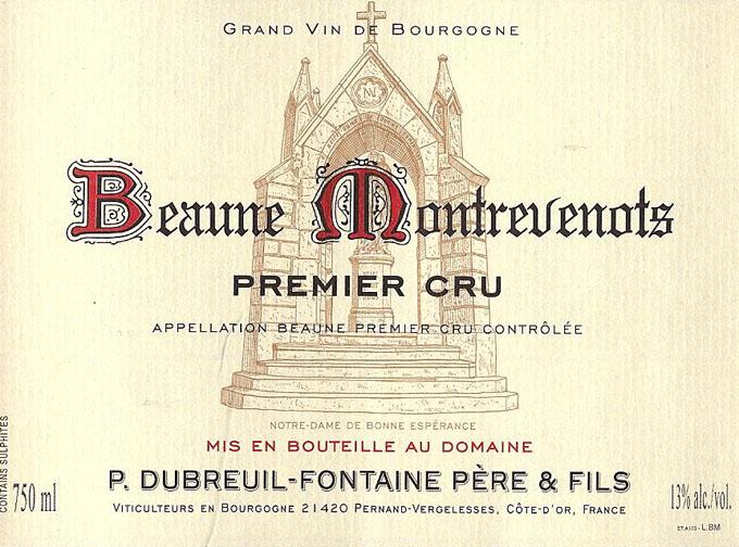 Beaune Montrevenots Premier Cru