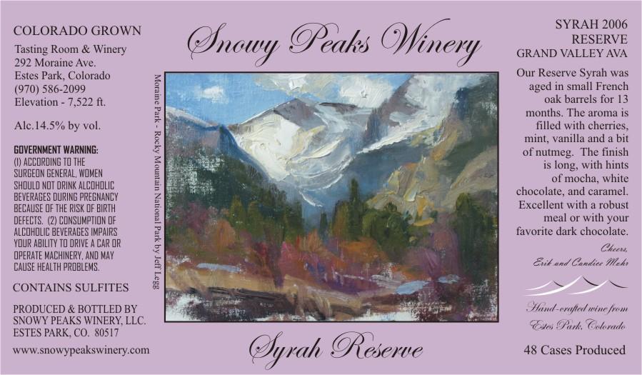 Syrah Reserve