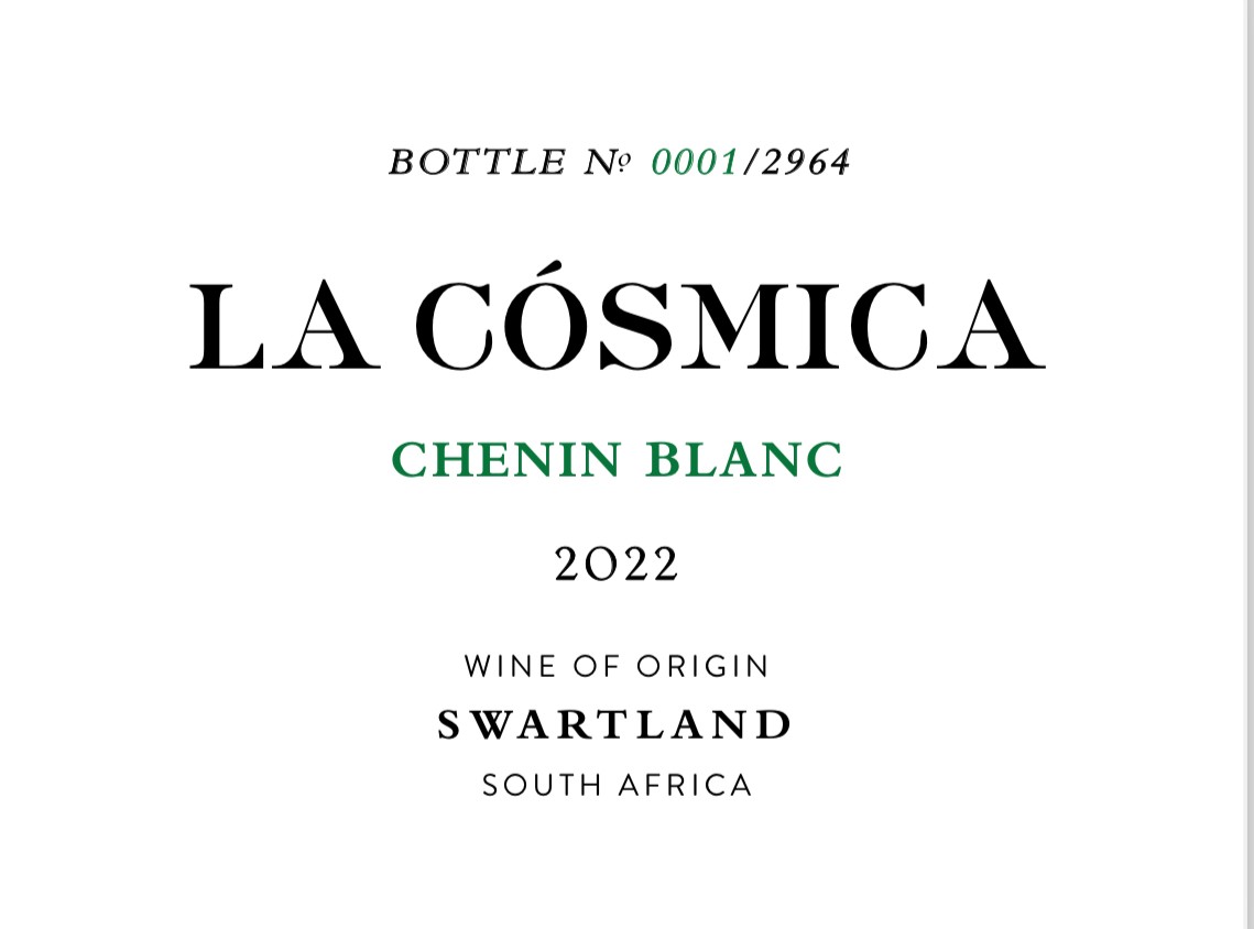 La Cosmica Chenin Blanc