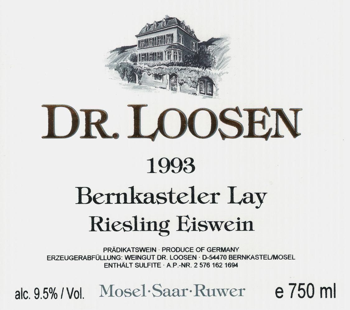 Bernkasteler Lay Riesling Eiswein