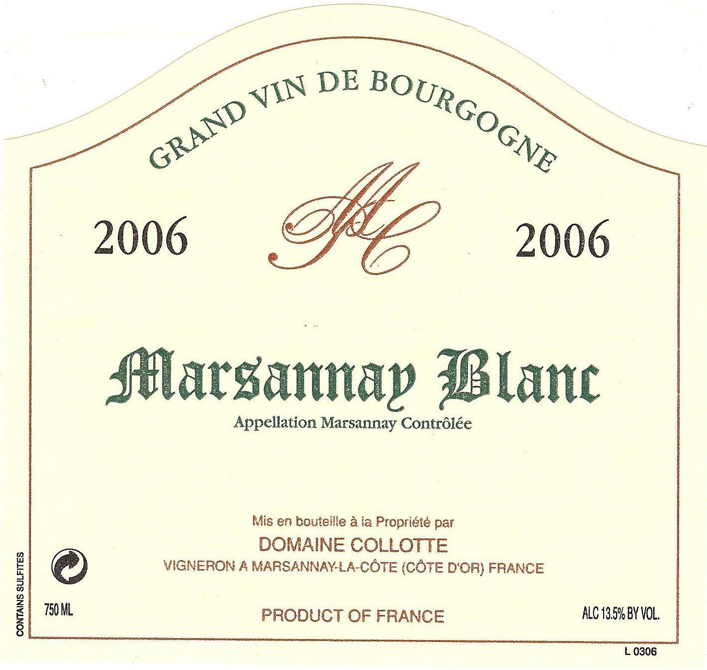 Marsannay Blanc