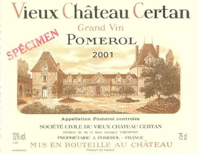 Vieux Château Certan Grand Vin