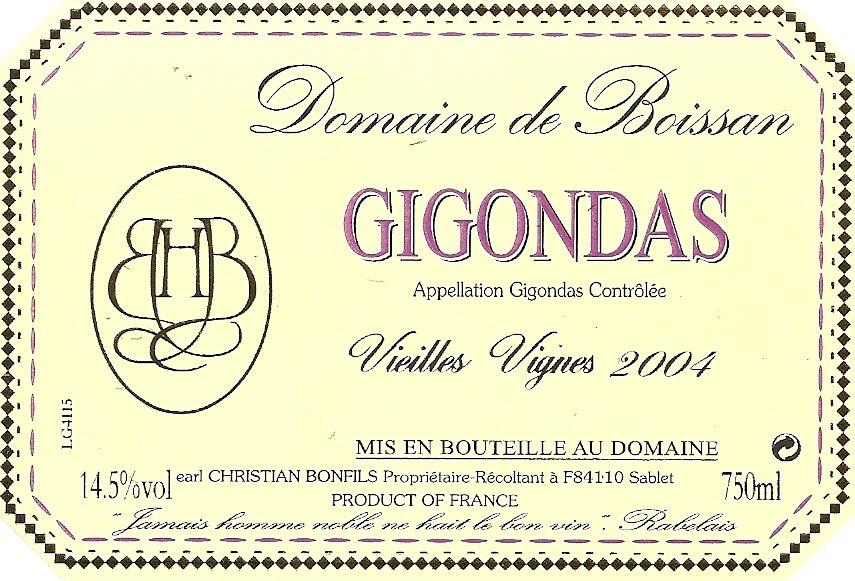 Gigondas Vieilles Vignes