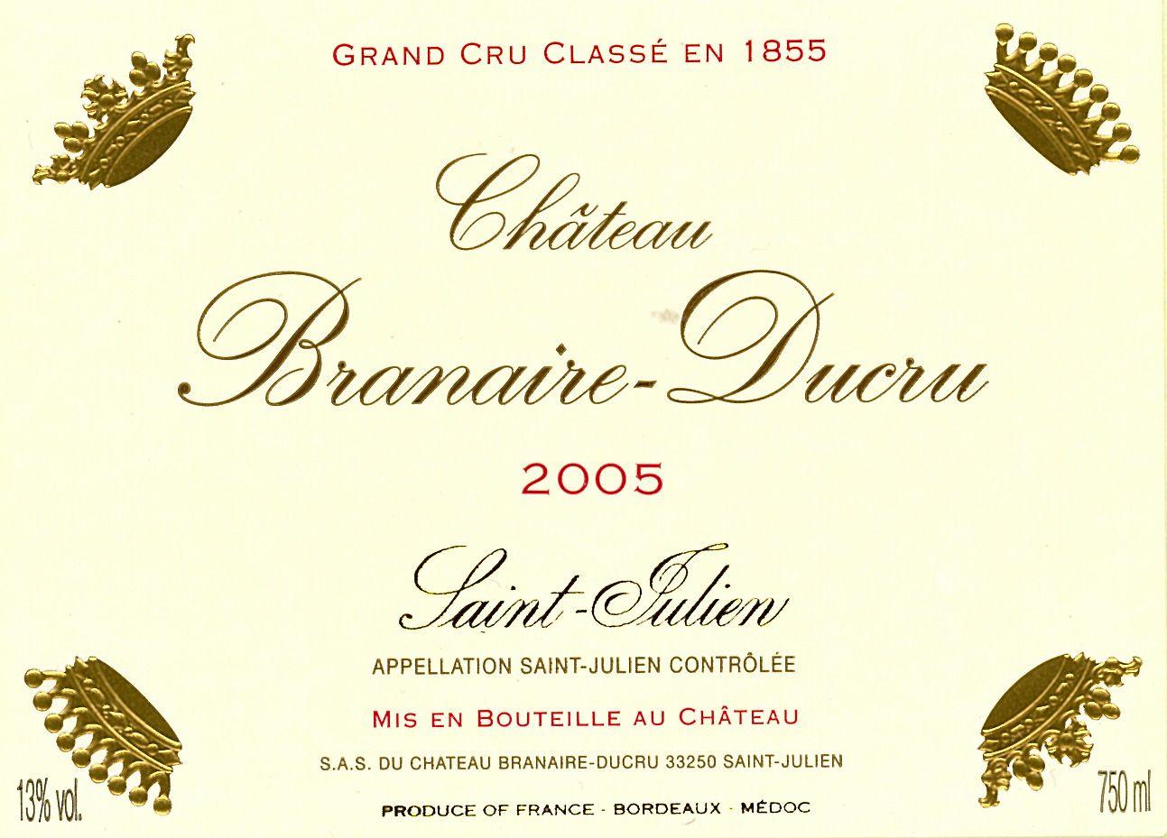 Château Branaire Ducru Saint Julien Red Bordeaux