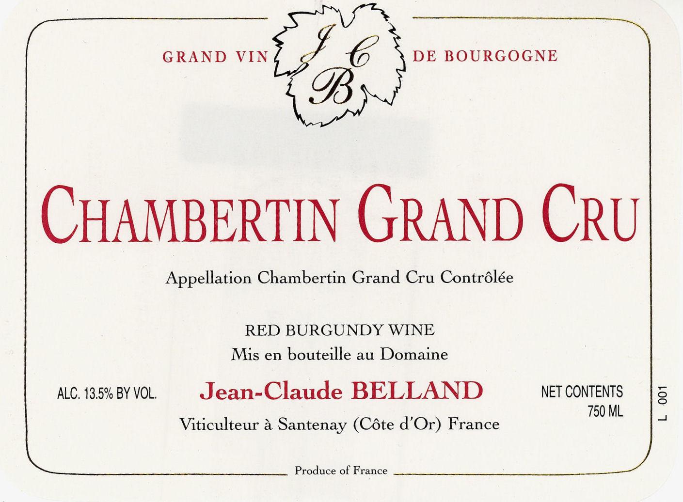 Chambertin Grand Cru