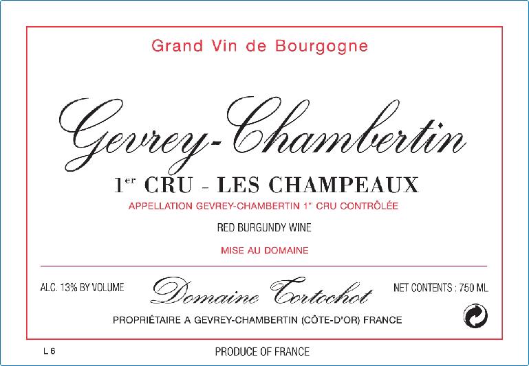 1er Cru Les Champeaux Red Burgundy