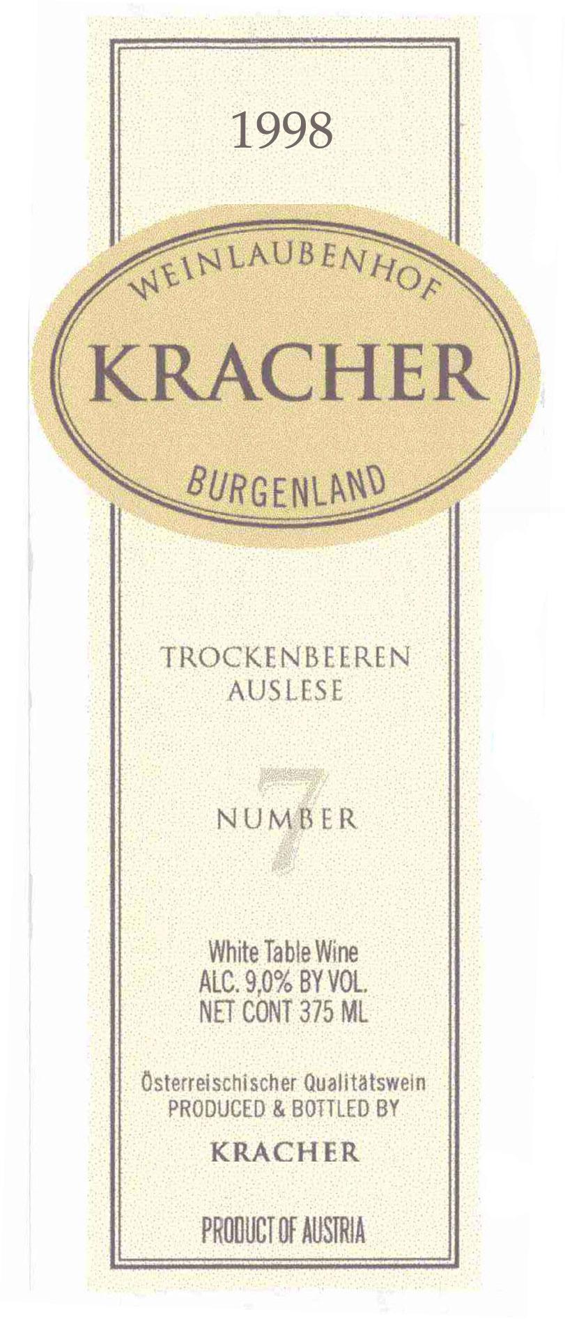 Trockenbeerenauslese Number 7