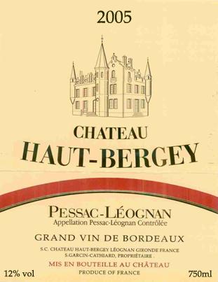 Chateau Haut - Bergey Pessac - Léognan