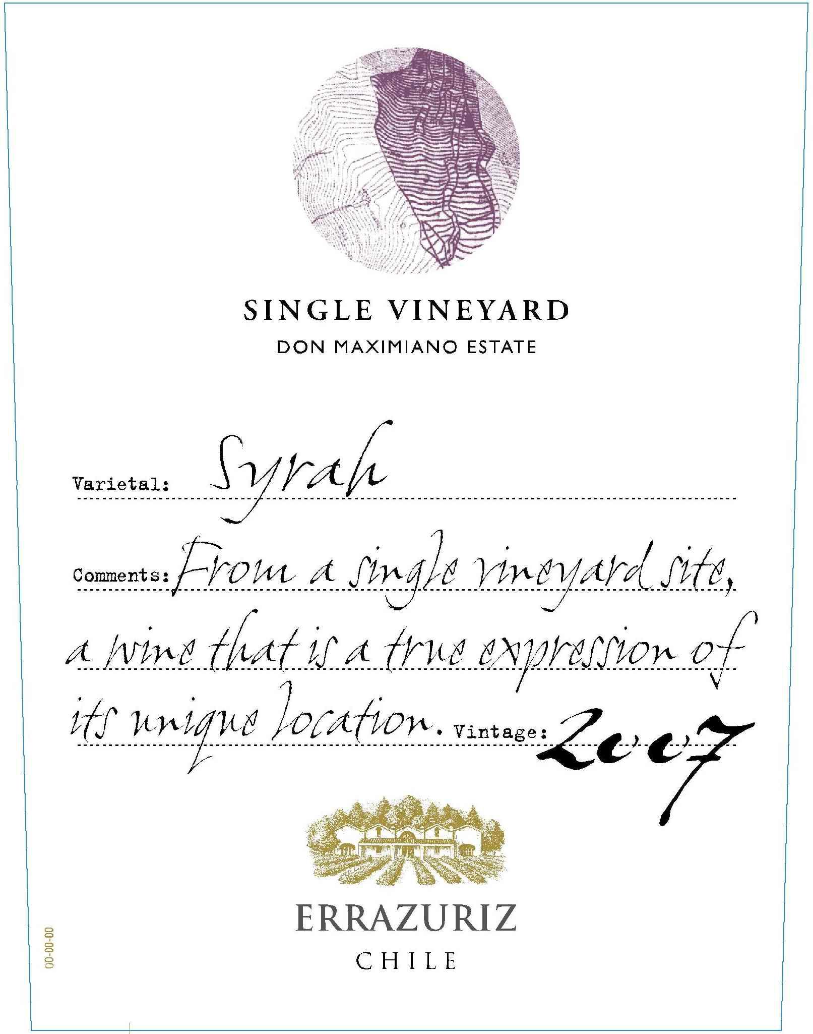 Single Vineyard