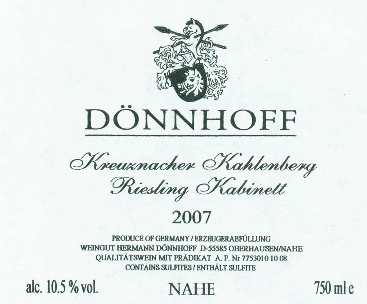 Kreuznacher Kahlenberg Kabinett