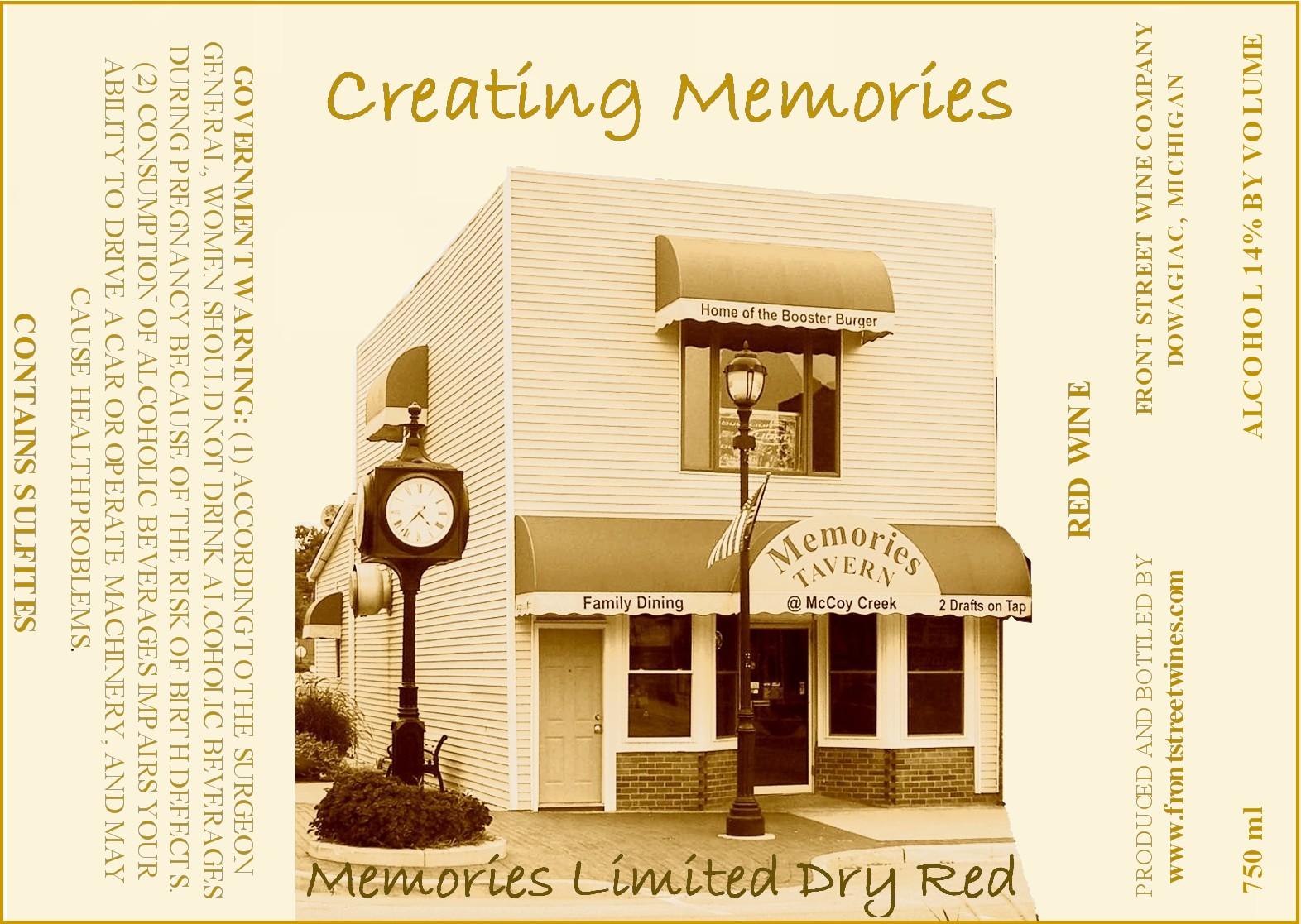Memories Limited Dry Red