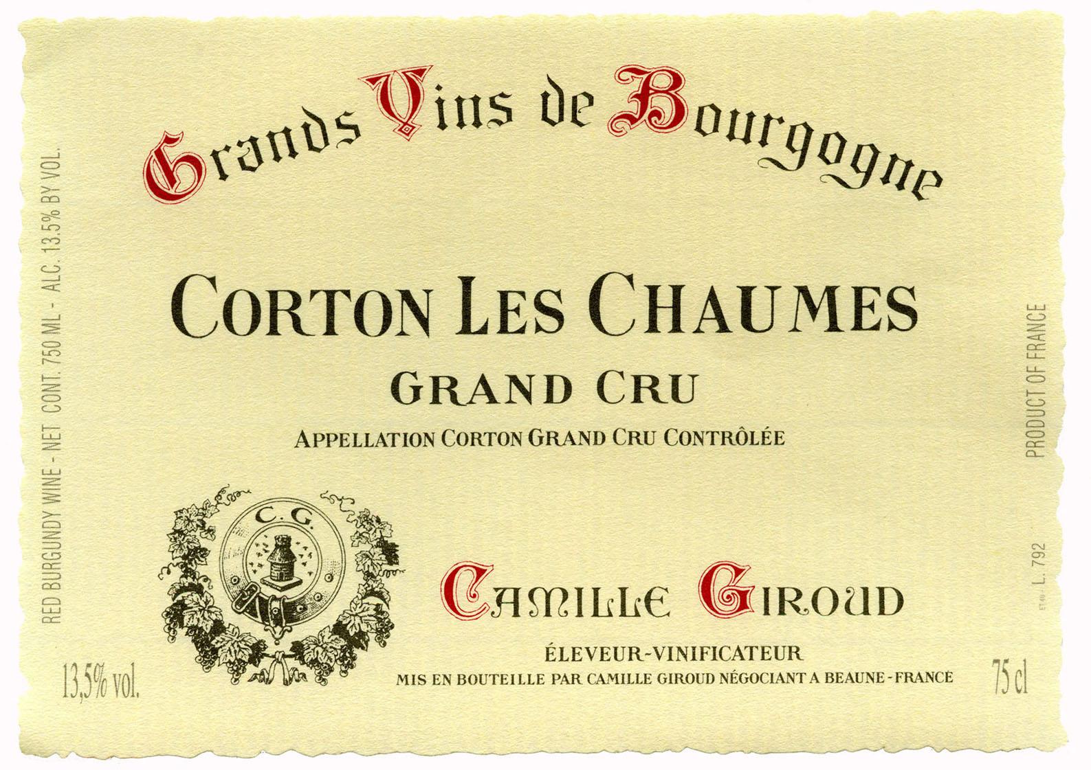Corton Les Chaumes