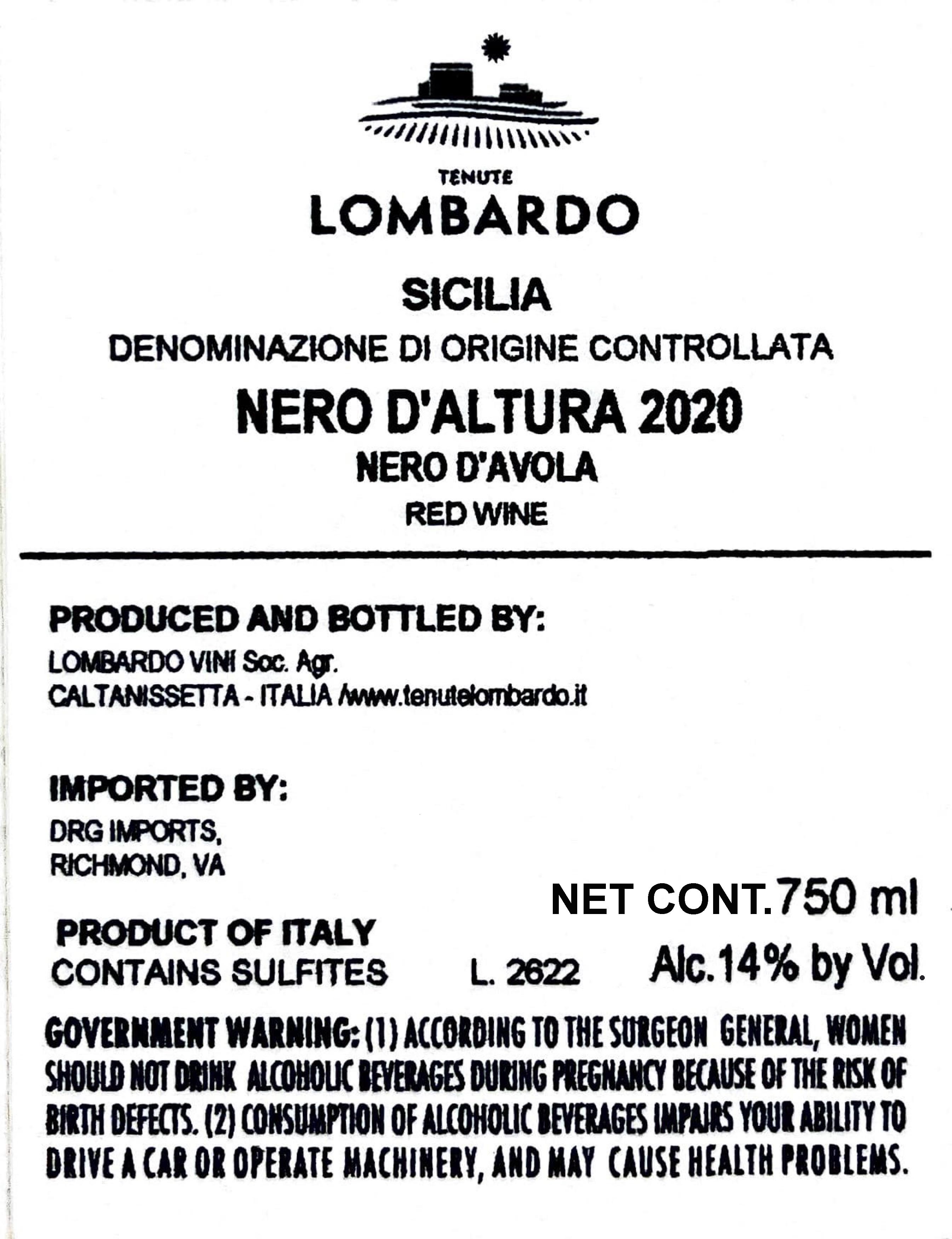 Nero D'altura