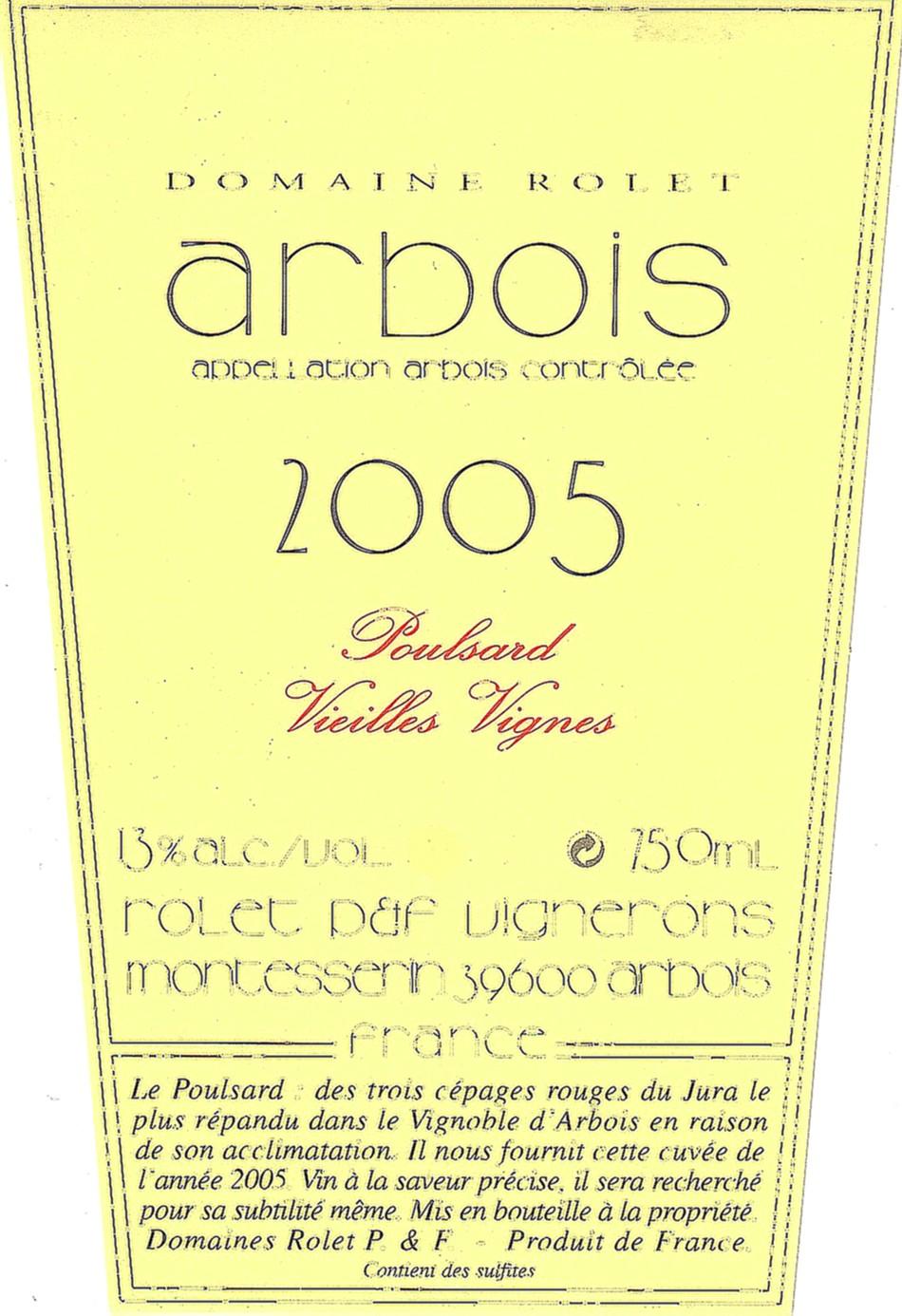 Poulsard Vielles Vignes