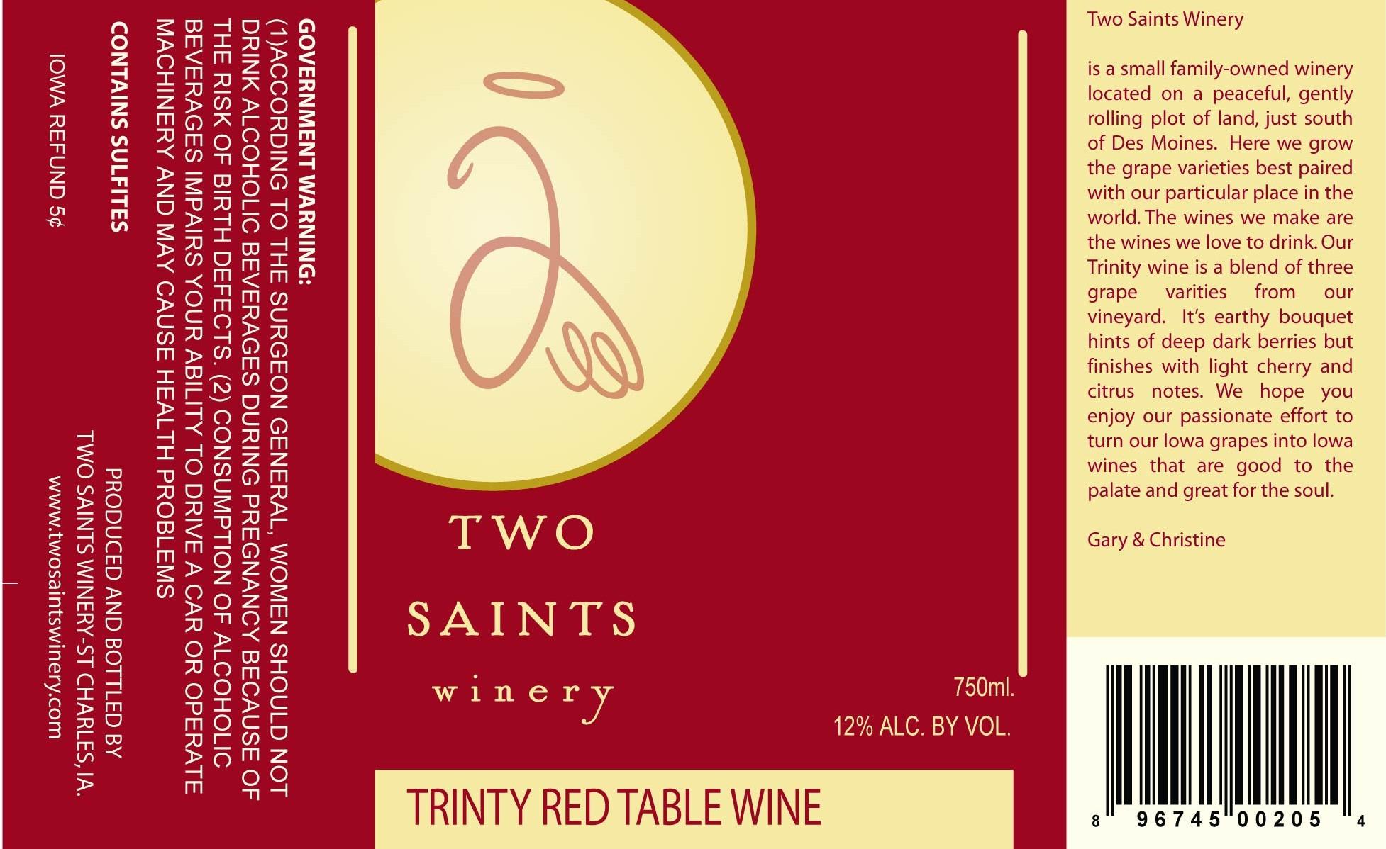 Trinity Red Table Wine