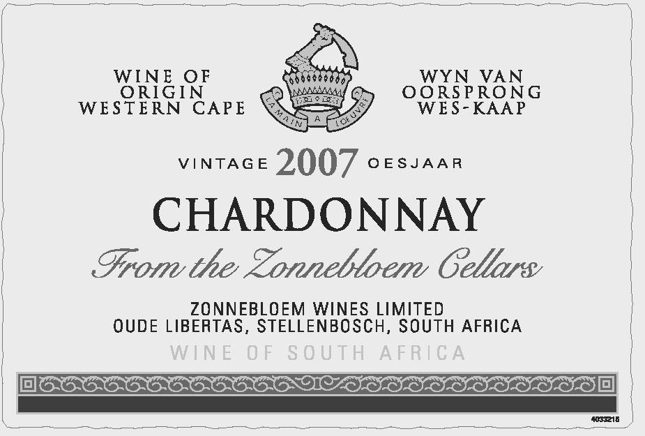 From the Zonnebloem Cellars