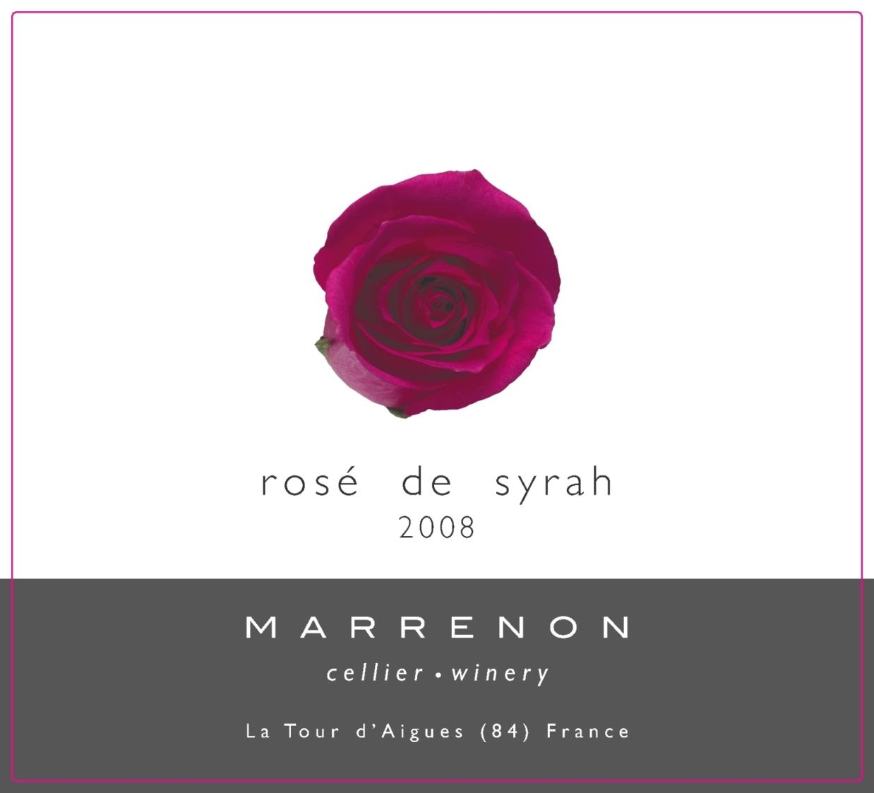 rosé de syrah