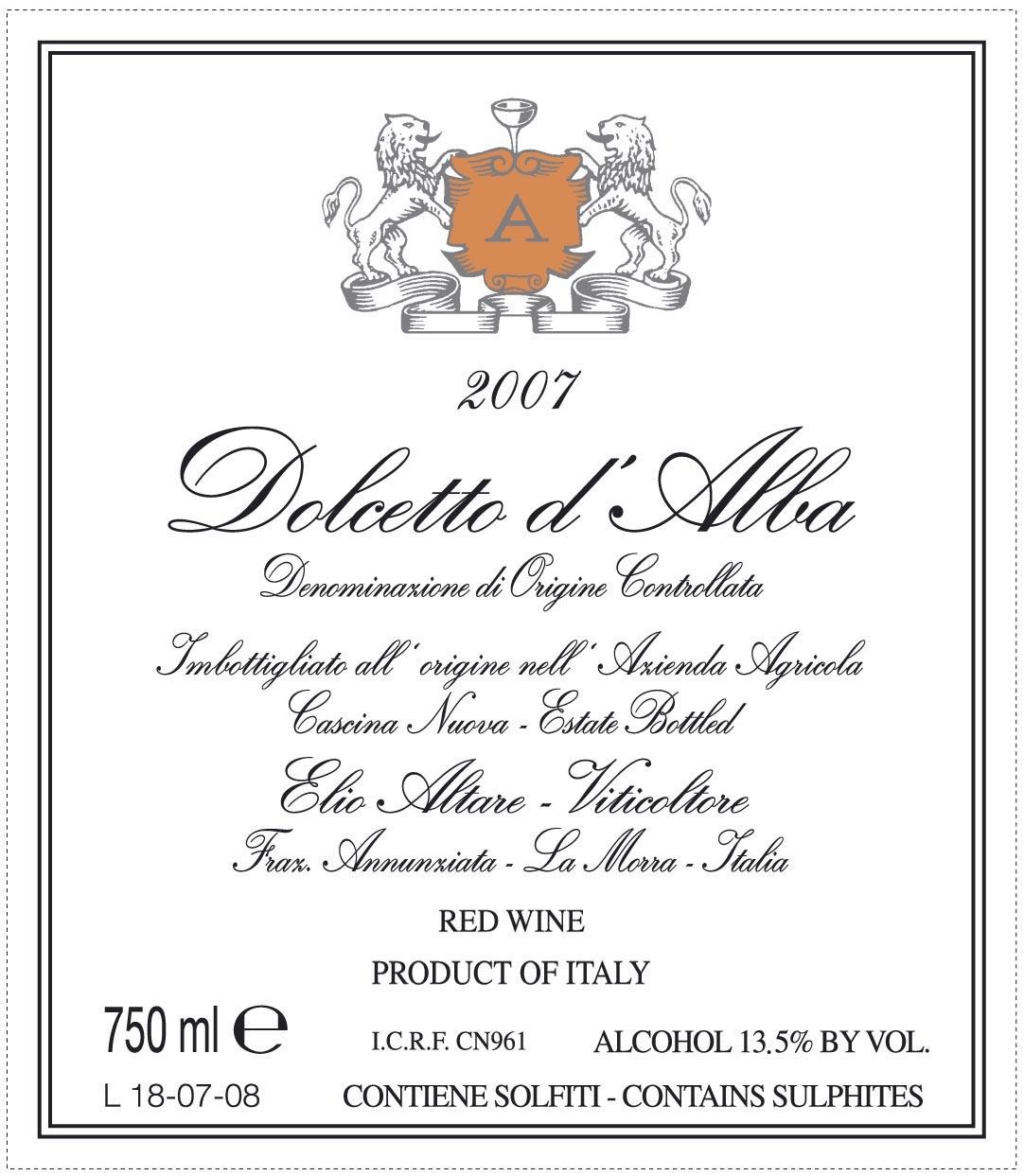 Dolcetto d'Alba