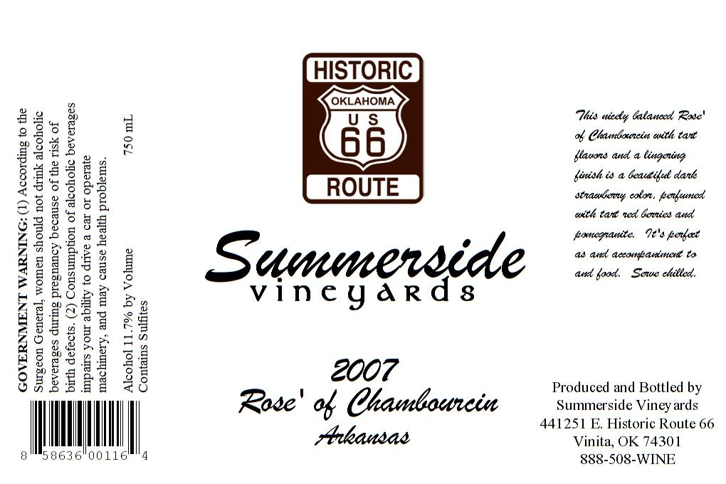 Rose' of Chambourcin