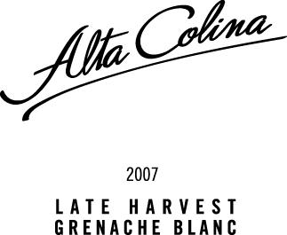 Late Harvest Grenache Blanc