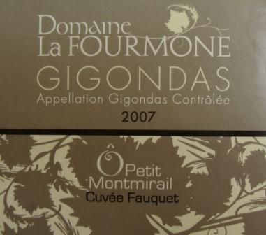 Ô Petit Montmirail Cuvée Fauquet