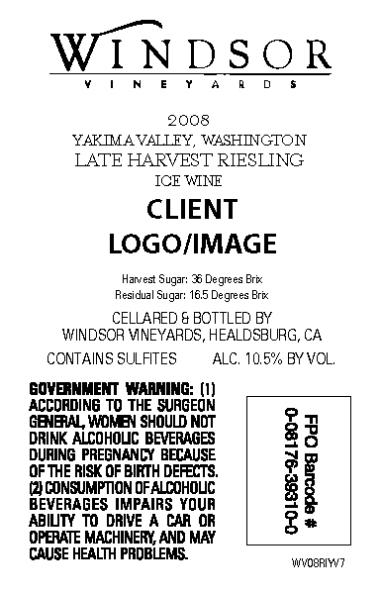 Late Harvest Riesling