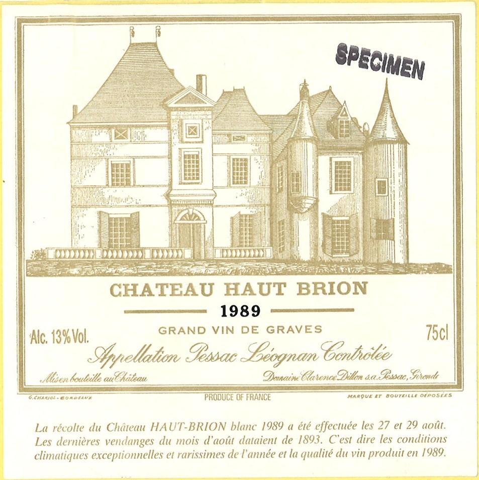 Haut - Brion Grand Vin De Graves