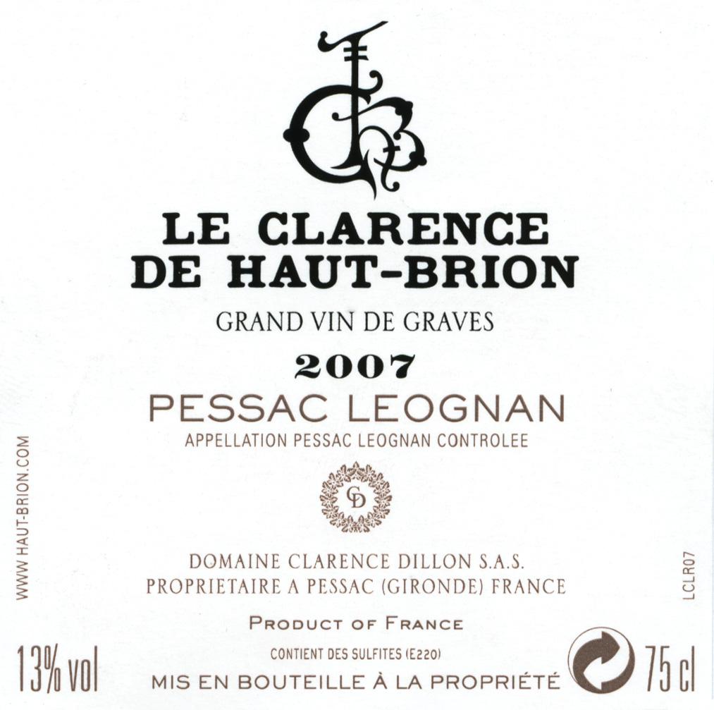 Le Clarence De Haut - Brion