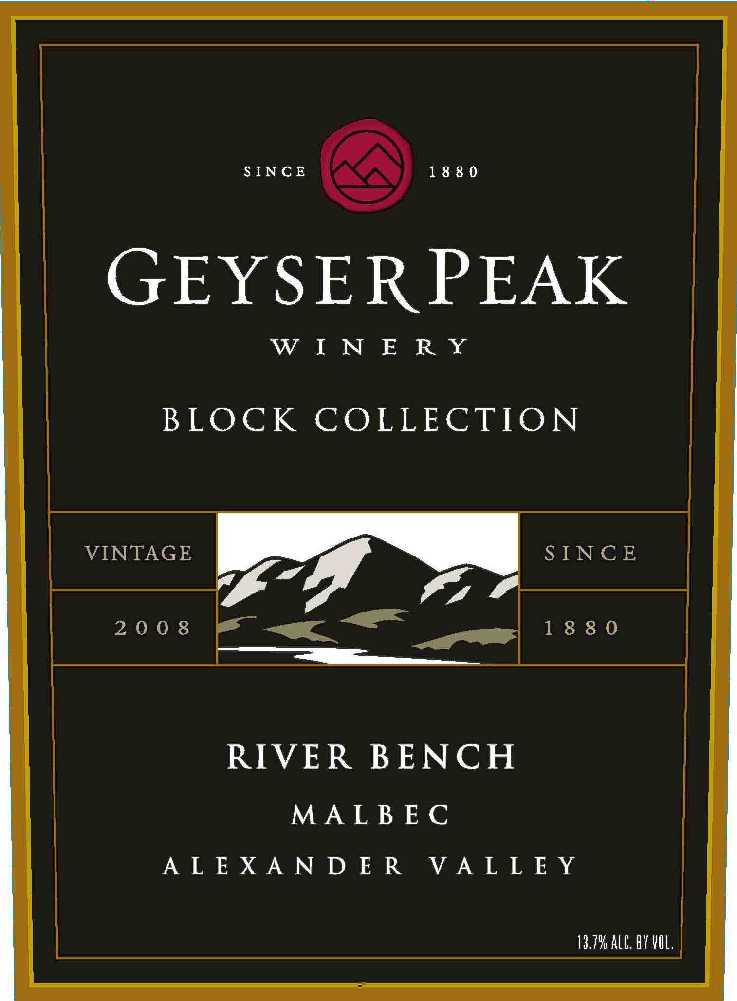 Block Collection River Bench