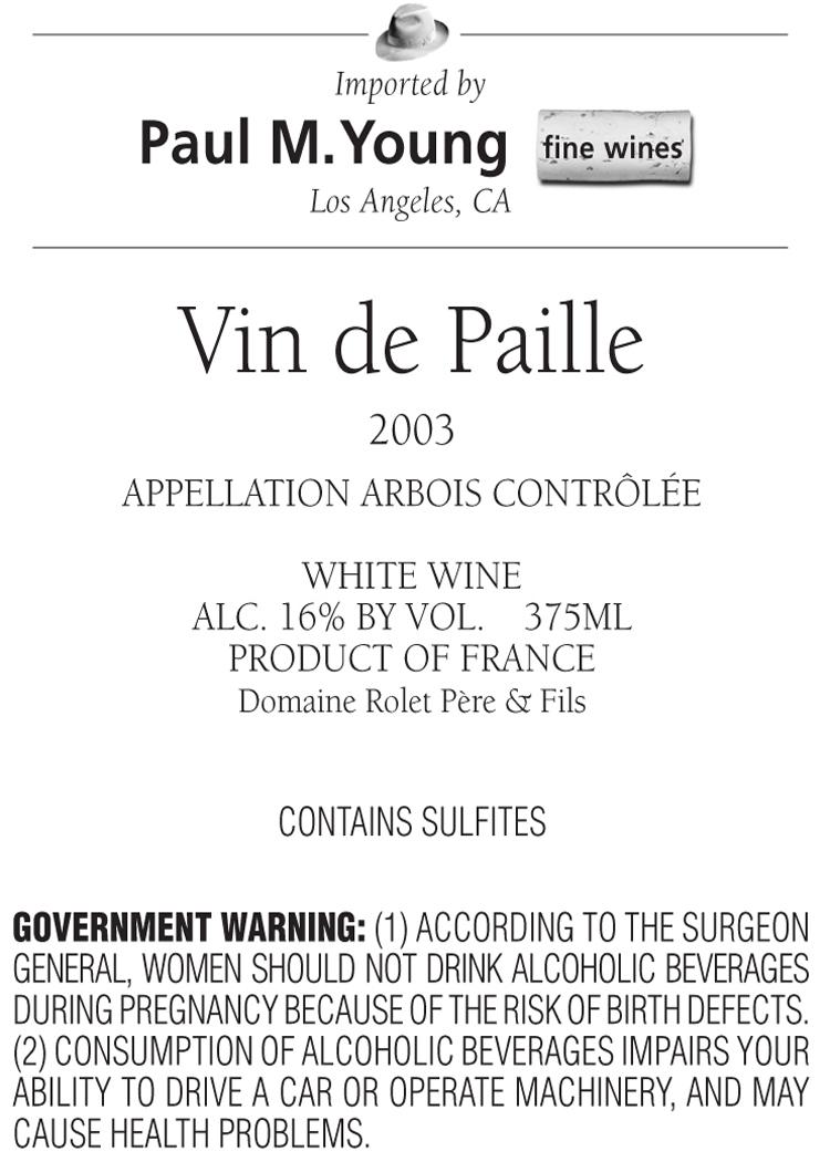 Vin De Paille