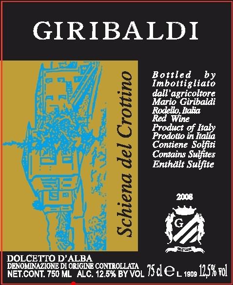 Schiena del Crotinno