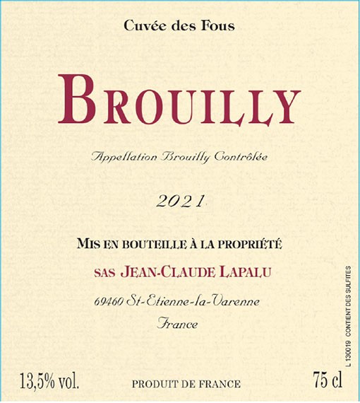 Cuvee Des Fous