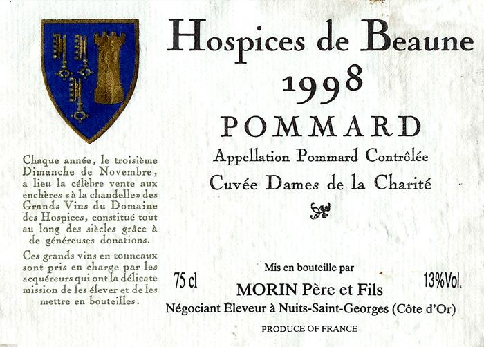 Cuvée Dames de la Charité