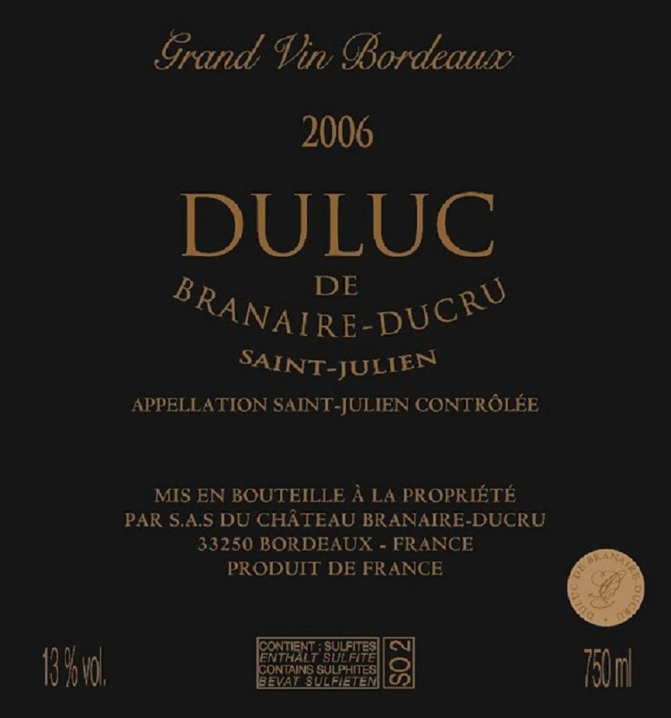Duluc de Branaire-Ducru