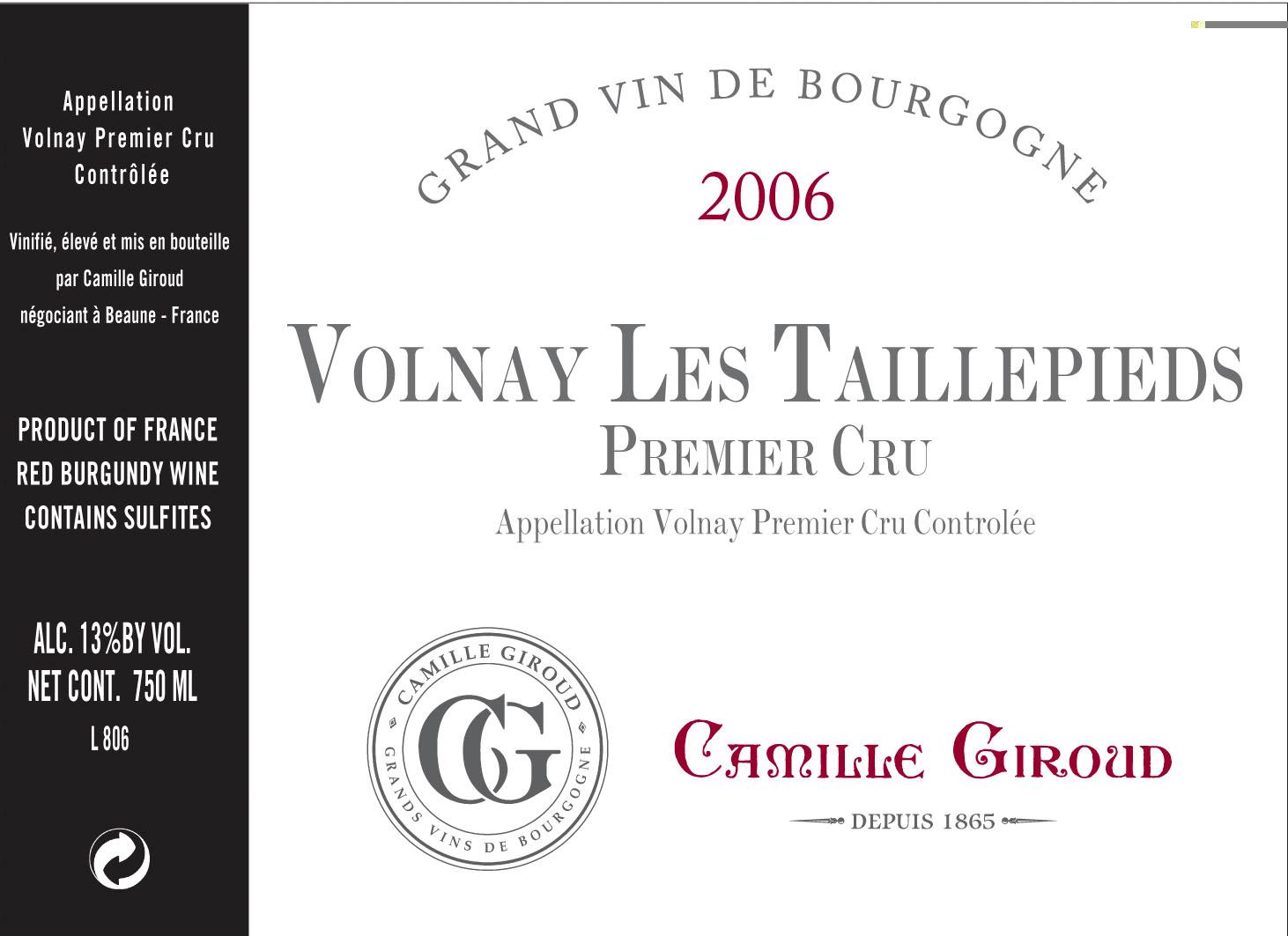 Volnay Les Taillepieds